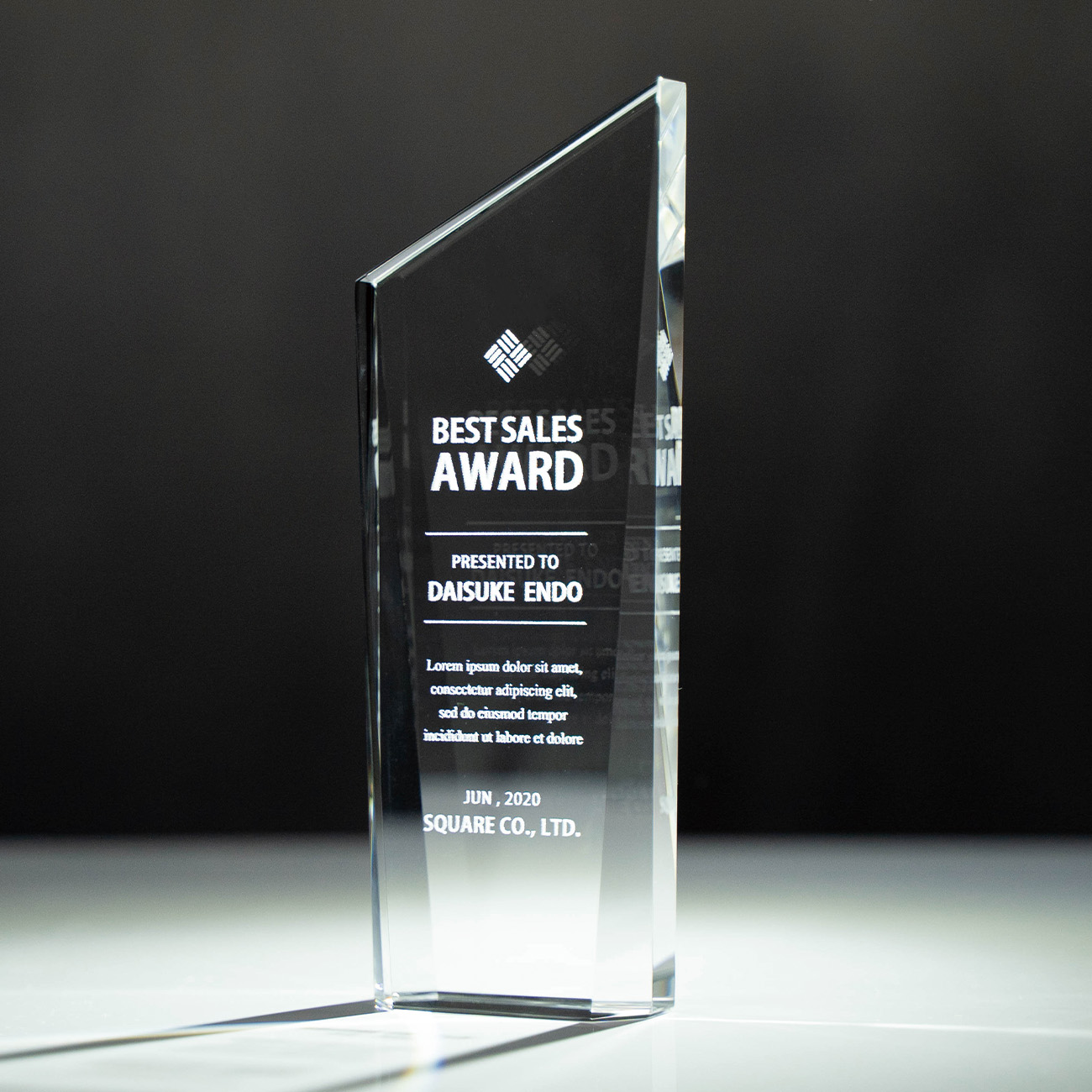 クリスタルトロフィー XC-0193_D