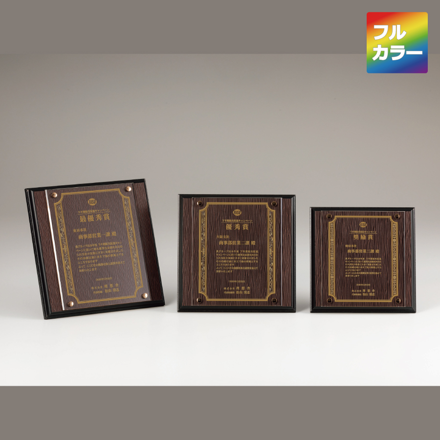 木製楯 アクリルプレート付 フルカラー印刷 VOP.627 Cサイズ