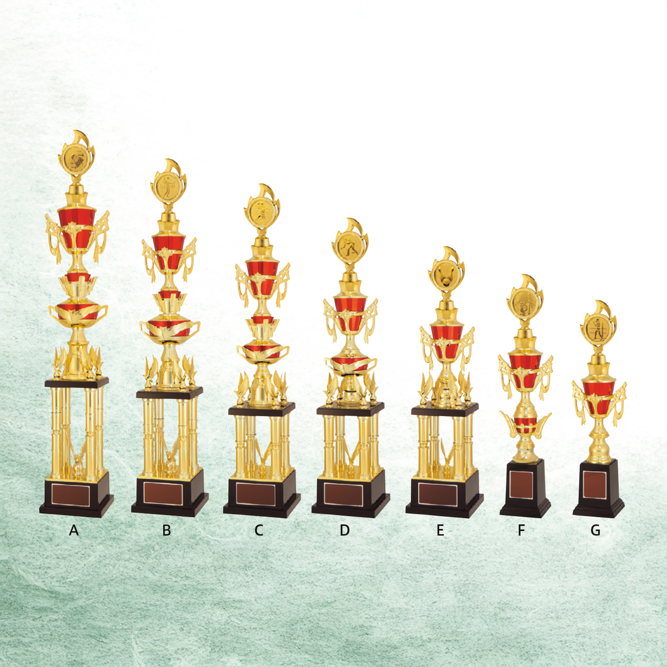 [ 新品　]トロフィー タワー型トロフィー 26種目から選べる VTX.3527 Fサイズ