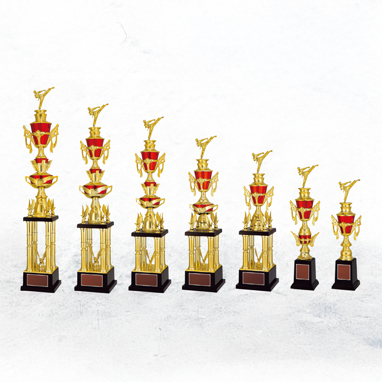 トロフィー　1位～3位　3本セット 優勝トロフィー スタンダードトロフィー SUN-TR3311シリーズ（高
