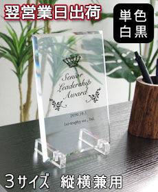 特注クリスタルトロフィー